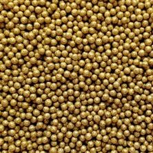 Picture of GOLD SUGAR MINI PEARLS EDIBLE SPRINKLES X 50G